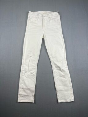 MOTHER The Mid Rise Dazzler Ankle in White
Size: 25
